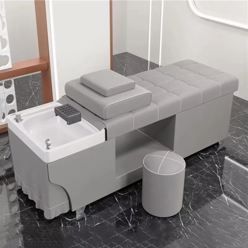 

Скандинавская кровать для шампуня, стилист, шампунь, отпариватель, салон, современная кровать для шампуня, парикмахерское оборудование, коммерческая мебель Barbearia