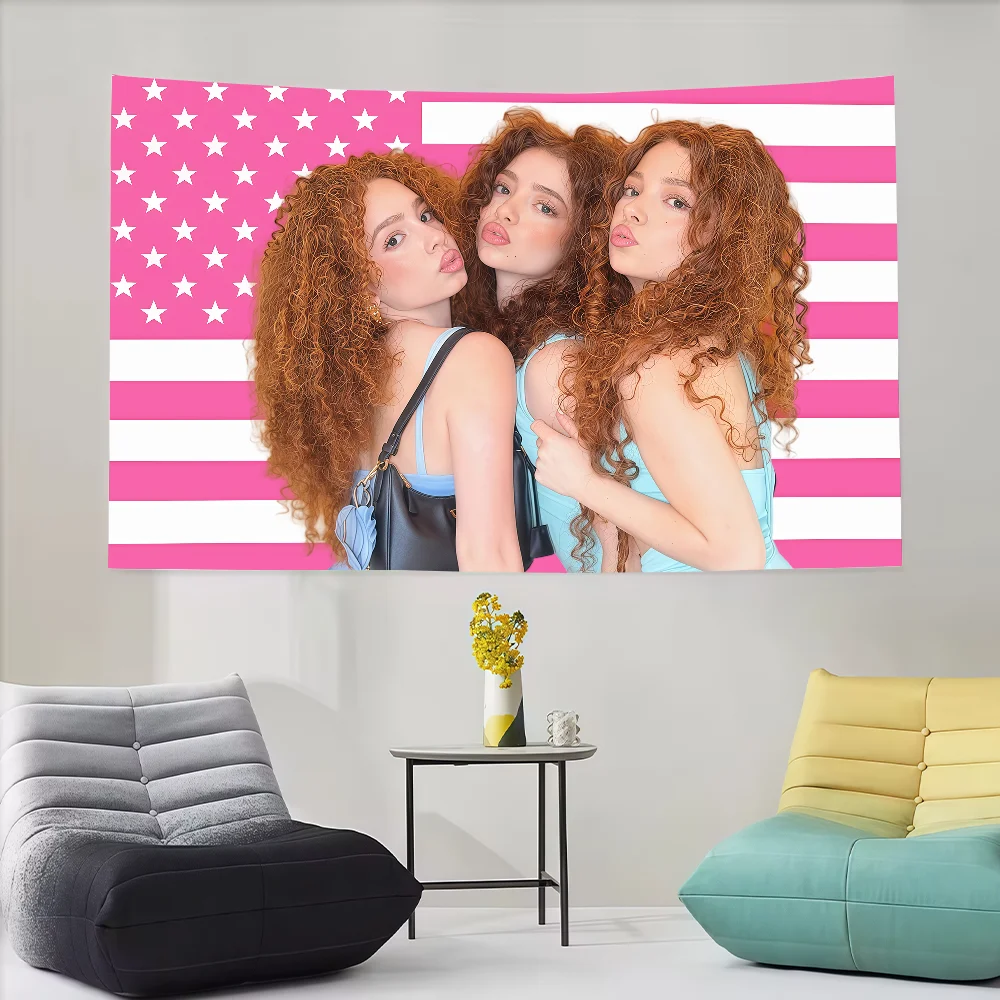 K-Kalogeras S-Sisters American Flag flag Decoration Art Picnic Party Home Hanging Camping Outdoor Party Banner