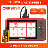 LAUNCH X431 CRP909X OBD2 Scanner Automotive Tools Car Diagnostic Tools Auto OBD Code Reader Free Shipping Diagnostic Auto