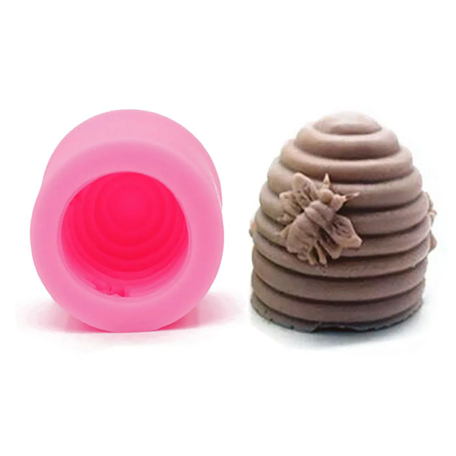 Pearl Rose Silicone Mold for Sugar Craft Polymer Clay DIY Cake Gypsum Soap Aroma Candle Supplies
