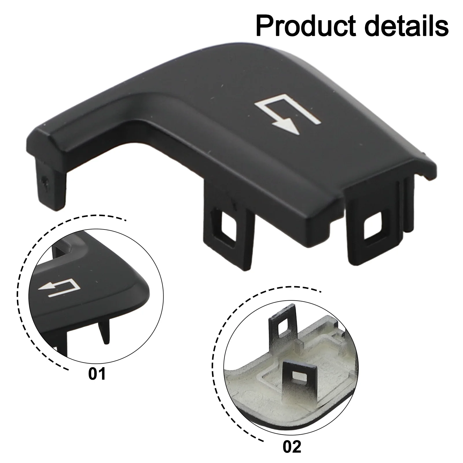 

Automotive Accessories Car Button Cover High Reliability Plastic Material Stable Characteristics Brand New Condition