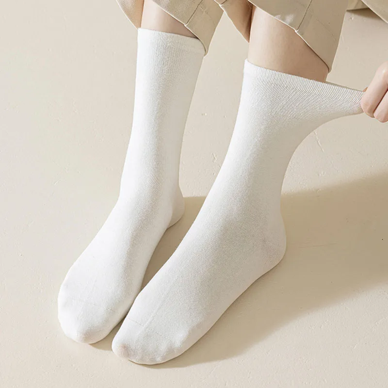 2025 جديد الخريف الشتاء الجوارب النسائية الدافئة الأوسط أنبوب العصرية الجوارب الحرارية امرأة بلون تنوعا رشاقته تنفس الجوارب #2