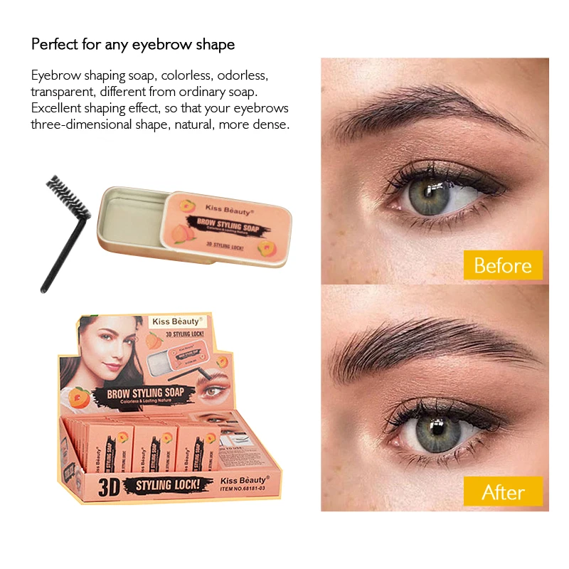 NewWild Eyebrow Styling Soap Enhancers Eyebrow Waterproof Long-lasting Transparent Eyebrow Shaping Gel Eyebrow Tattoo Wax