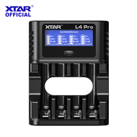 XTAR L4 Pro Smart Charger for AA AAA 1.5V Li-ion and Ni-MH Batteries with Smart Repair Low Heat and Safety Protection
