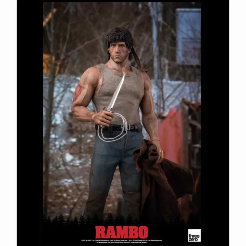 Goods in Stock Original Threezero JOHN RAMBO First Blood Authentic Collection Movie Character Model Art Collection Toy Gift