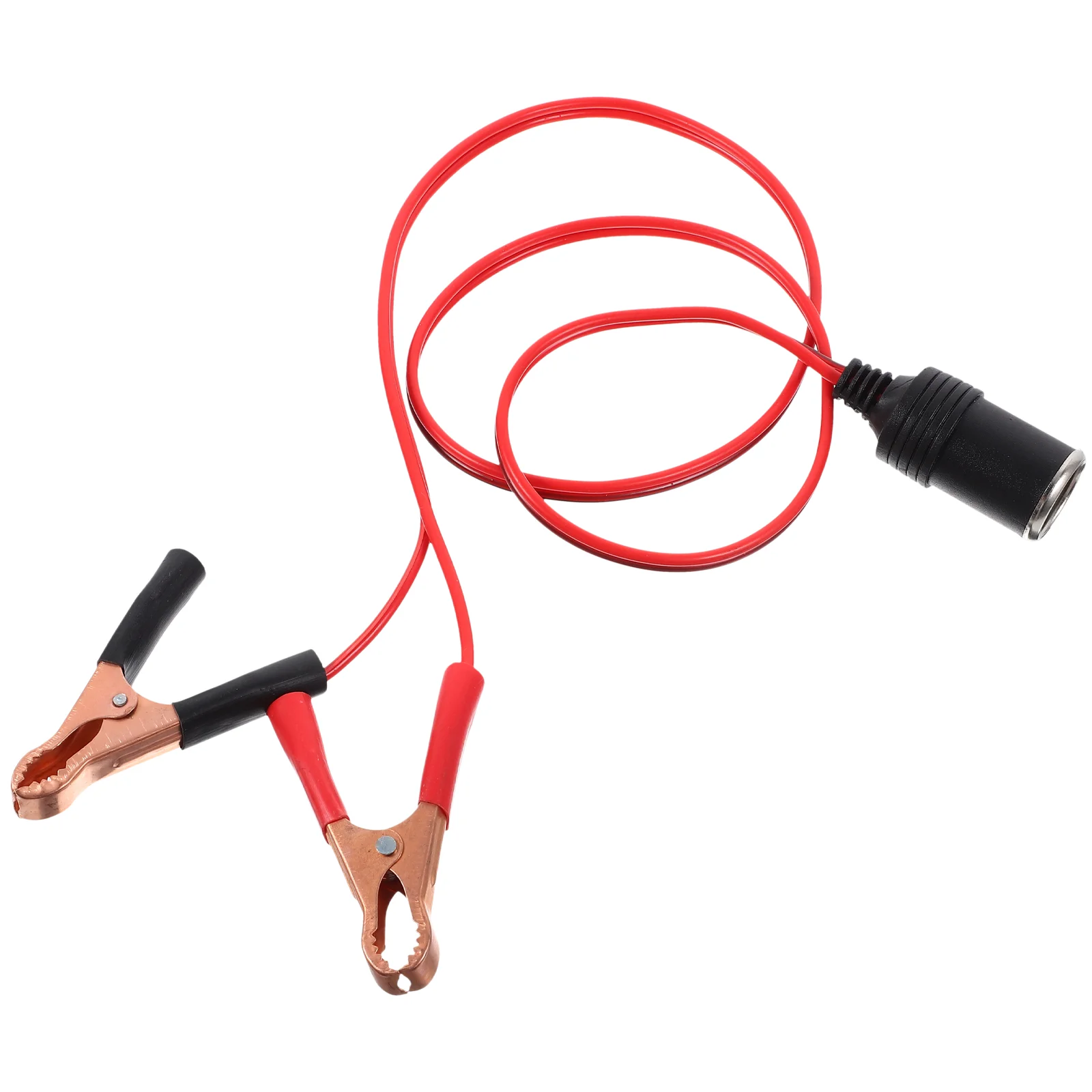 15M Car Terminal Clamp Clip-on Cigarette Lighter Socket Power Adapter Car Booster Jumper Cables