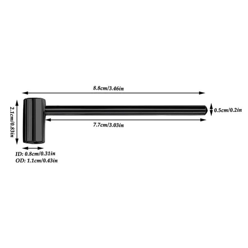 652F Guitar Metal Adjustment Wrench 5/16  8mm Hexagonal Socket Guitar Wrench Multifunctional Tool For Adjusting Guitars