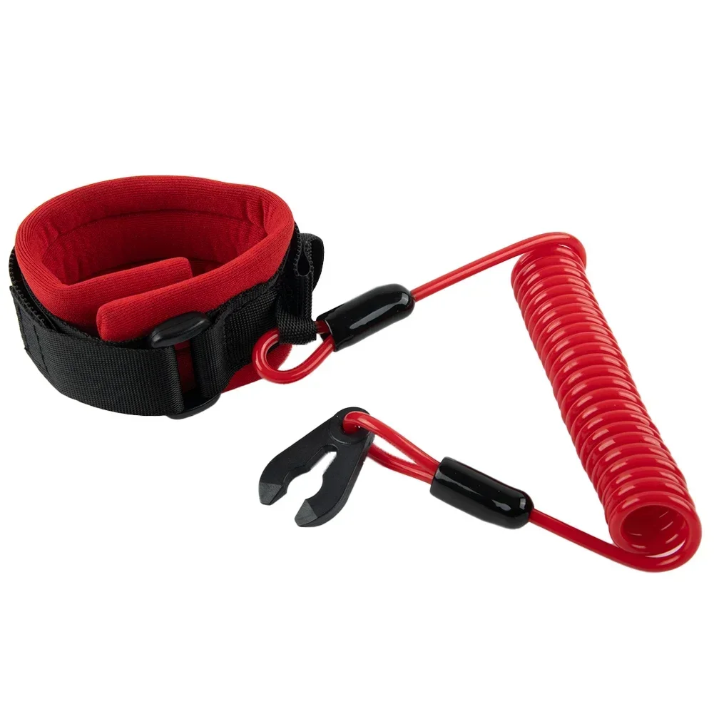 Marine Outboard Engine Boat Motor Kill Stop Switch For Jet Ski JT900 JT1100 Key Rope Reminder Rope Boatemergency Stop