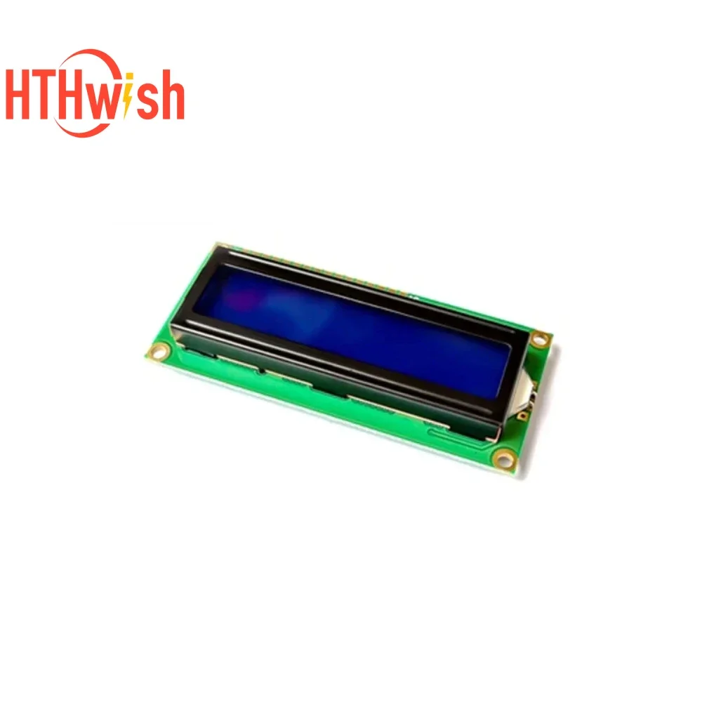 1PC 1602 LCD 디스플레이 모듈 Arduino 용 IIC/I2C 인터페이스 어댑터 보드가있는 DC 5V 액정 디스플레이 모듈 블루 스크린