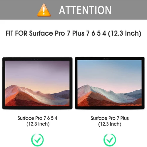 Imagen 2 del producto Película de vidrio templado para Surface Pro 7 Plus / Pro 7 / Pro 6 / Pro 5 / Pro 4 (12,3 pulgadas) Protector de pantalla Dureza 9H 2.5D 12.3""