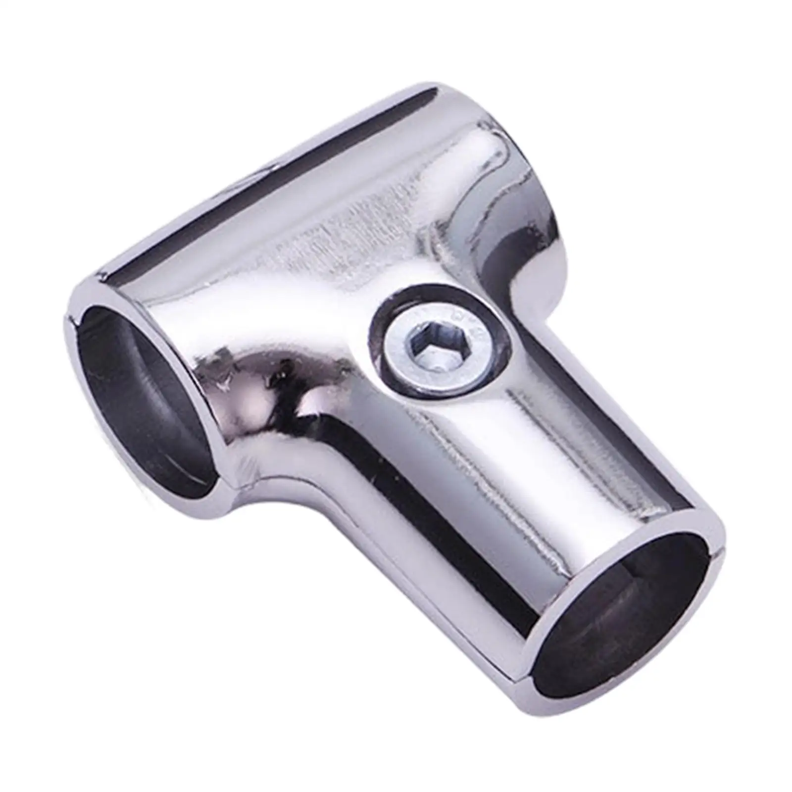 Durable Aluminum Scaffold Tube Connector 32mm Round T Shaped Joint for Storage Shelves and Garment Racks