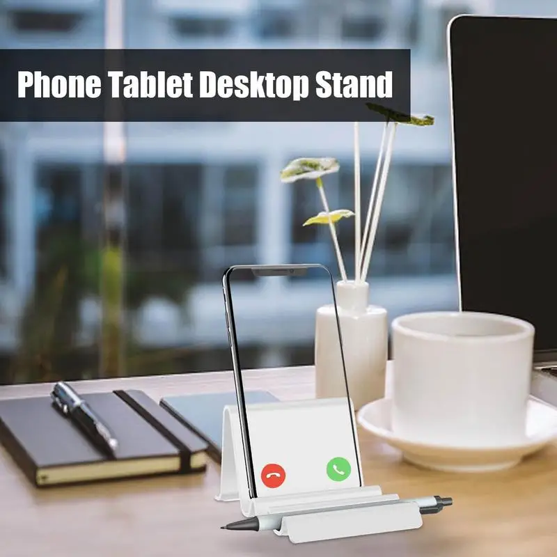 Cellphone Stand Smartphone Stand Multifunctional Pen Holder Height Adjustable Wave Shape Does Not Shake For E-reader Phone