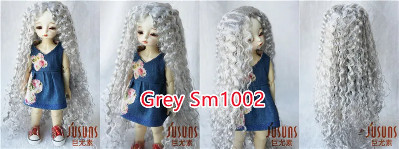 JD220 1/6 1/4 1/3 1/12 Blythes Extremely Long Curly Fashion Synthetic Mohair BJD Wig YOSD MSD SD Doll Accessories