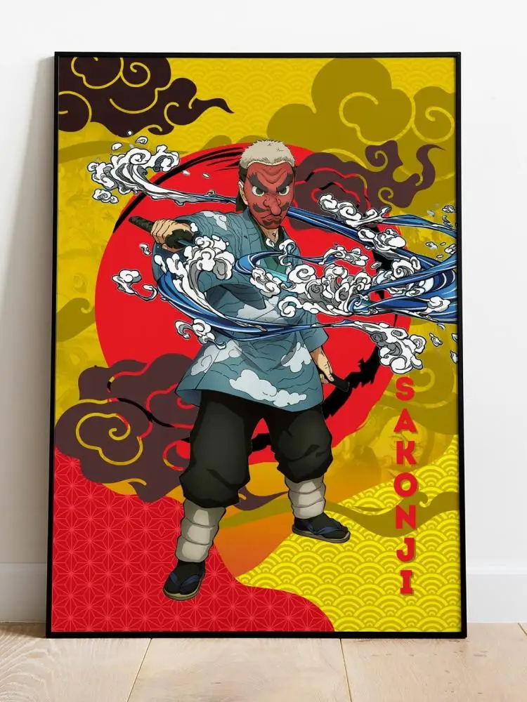 Canvas Painting Hot Japan Anime Demon Slayer Picture Art Home Decor Canvas Painting Poster  Perfect for Fans