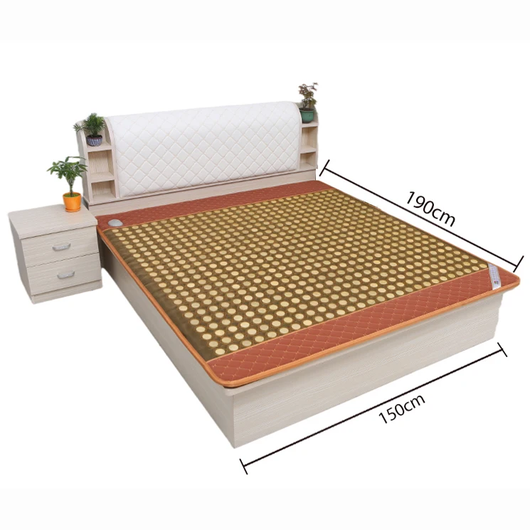 

Natural jade mattress, can sleep two people, with massage heating and beauty functions