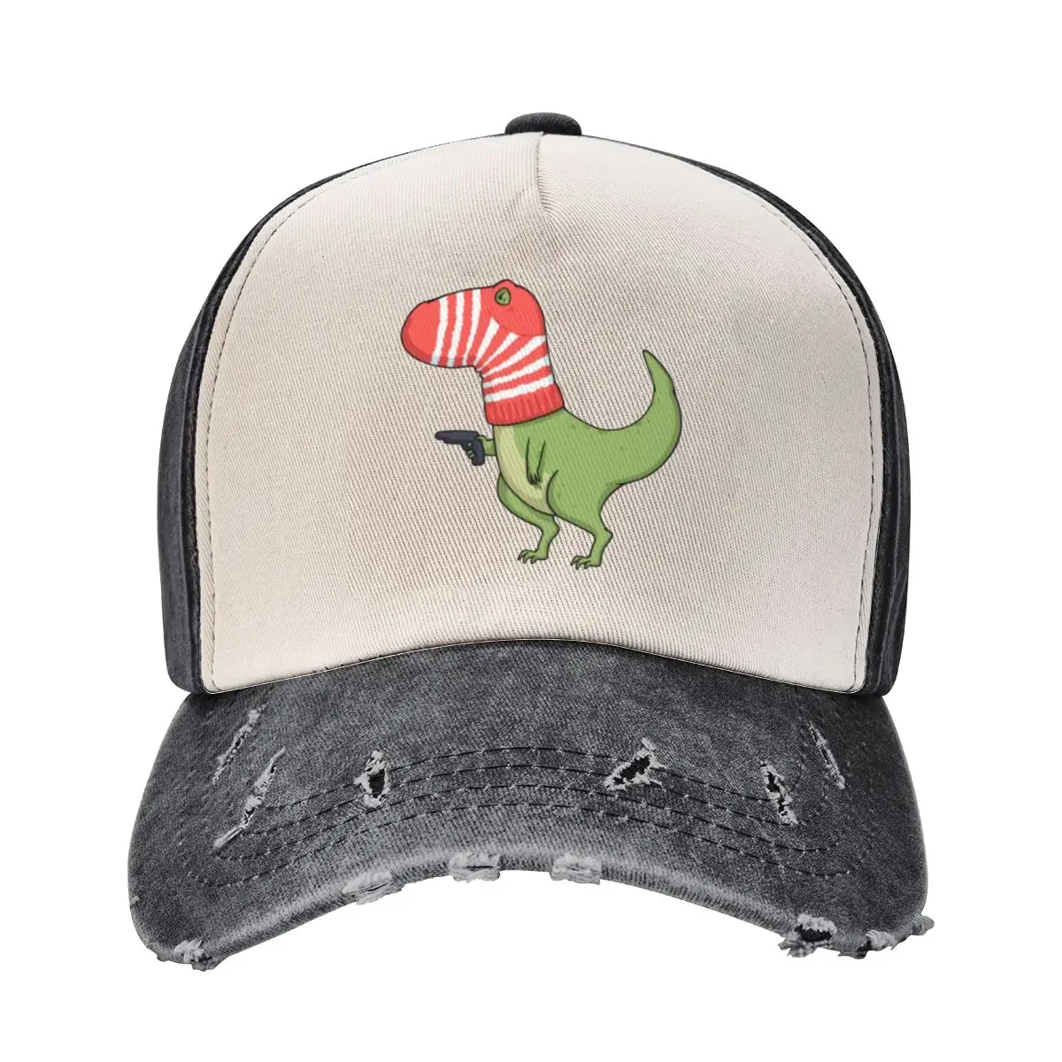 Dangerous Dinosaur Funny Dinosaur Design Baseball Cap Snap Back Hat Luxury Brand Dropshipping Men Luxury Brand Women's