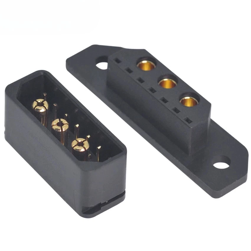 

RC Aircraft Amass ICM150S17PB 20A Power Supply Battery Plug Gold-plating Male Female Bullet Connector DIY Connecting Parts