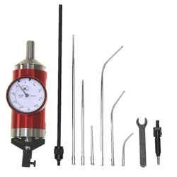 Indicatore di centratura di precisione 0-3mm/0,12 pollici 100/4 200/8 Misuratore a leva centrale Quadrante coassiale Cercatore di prova Fresatrice Utensile