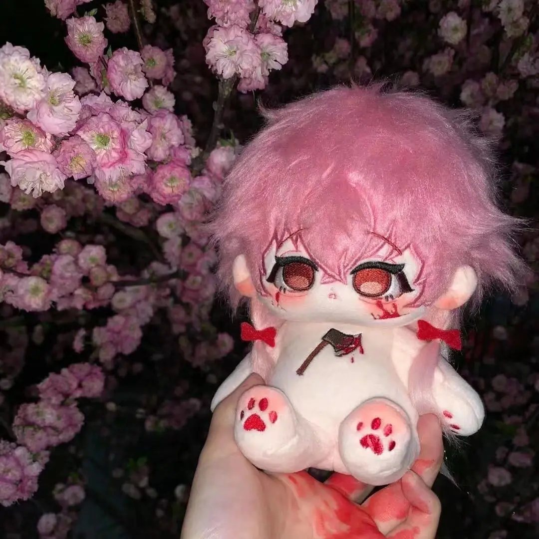 Anime Gasai Yuno Cosplay Plush Doll Cute Pink Hair Girl Stuffed Toy Skeleton Body Dress-Up Outfit for Fans And Collectors