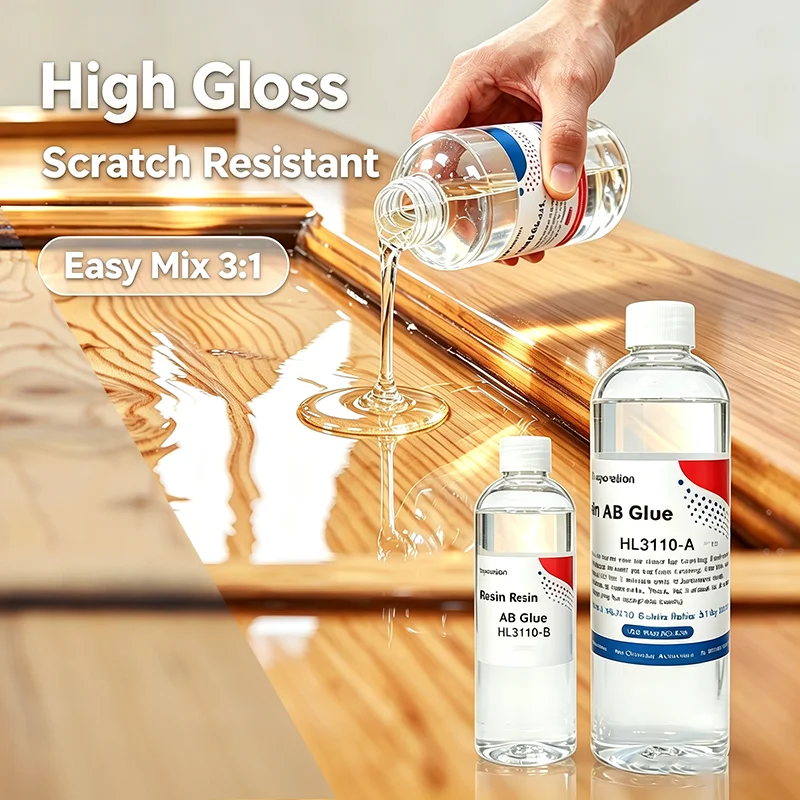 Resin Art Ratio - Epoxy Resin AB Glue 3:1 Weight
