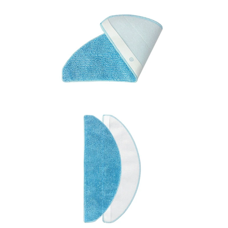 HEPA Filter Mop Pads para Cecotec Conga, Escova Lateral Principal, Acessórios de Aspirador, Série Immortal, 7490, 8290