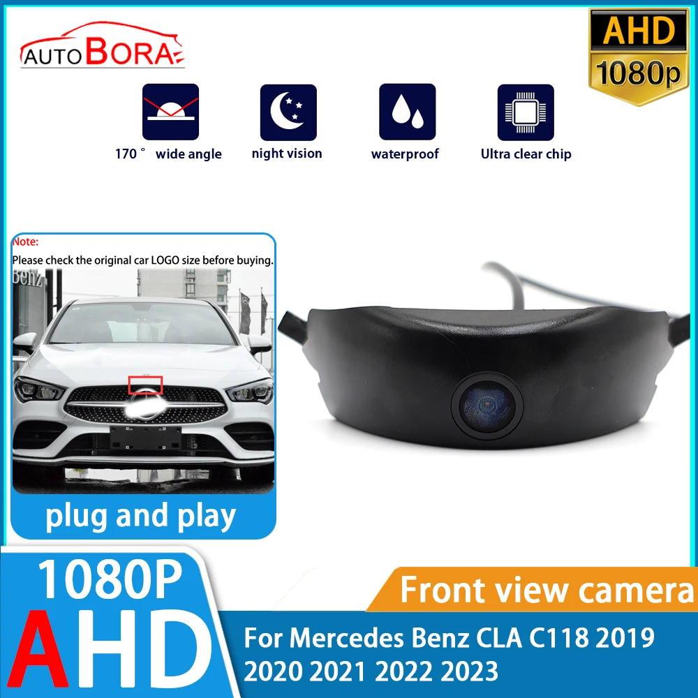 

Камера заднего вида ZhuCamX AHD 1080P с ночным видением и логотипом для Mercedes Benz CLA C118 2019 2020 2021 2022