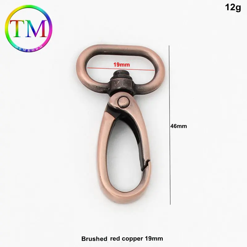 10-50Pcs Metal Leather Belt Snap Hook Swivel Trigger Clip For Bag Webbing Buckle Swivel Lobster Clasps Diy Luggage Hardware