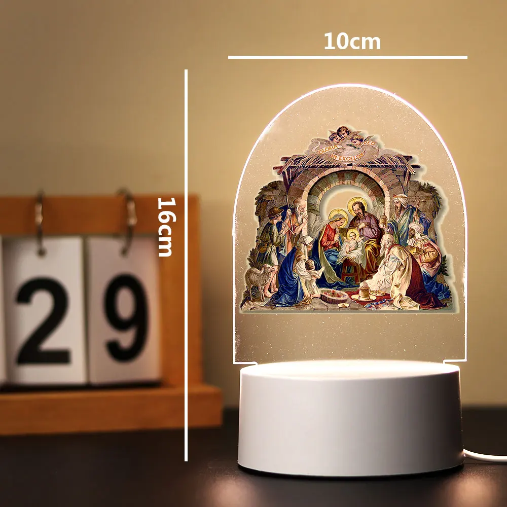 Jesus Kids Night Light For Bedroom Decor Birthday Gift