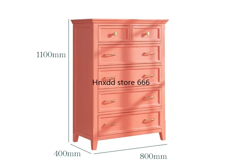 Living room drawers storage cabinet bedroom retro furniture integrated storage chest of drawers