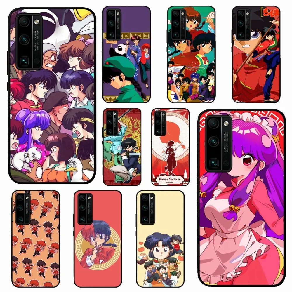 Cartoon Ranma 1 2 Phone Case For Huawei Honor 10 lite 9 20 7A 9X 30 50 60 70 pro plus Soft Silicone Cover