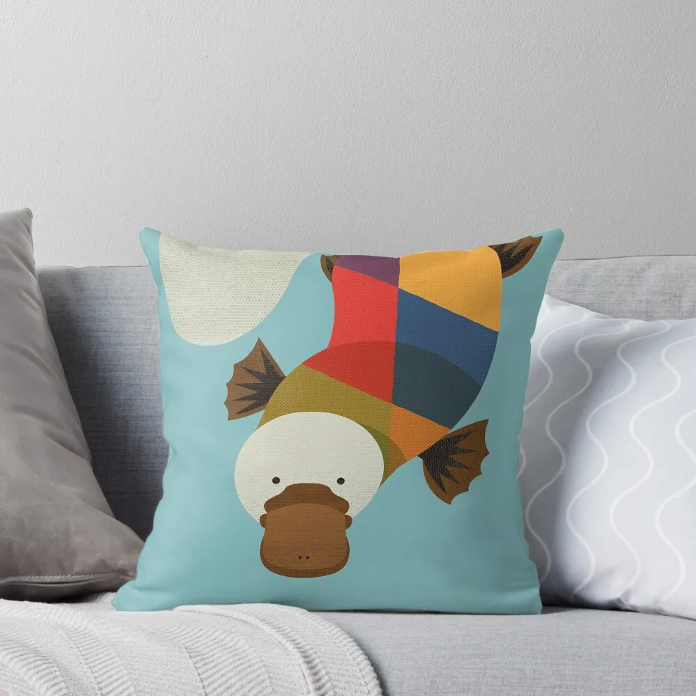 Hello Platypus Throw Pillow ornamental pillows for living room Sofa Cushion pillowcases for sofa cushions