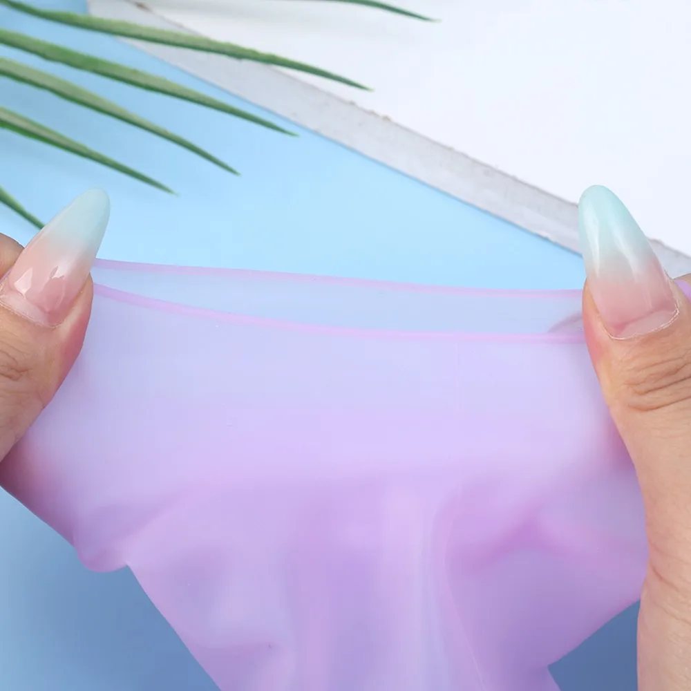 1 paio di calzini idratanti in silicone per i piedi strumenti spa calza in gel riutilizzabile piedi protettivi copertura anti screpolature piede della pelle morta