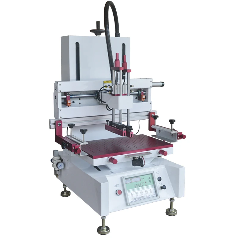 2026 Stock Vertical Semi Automatic Flat Condition Desktop Silk Screen Printer Bag T-shirt Plastic Shopping Bags Printing Printer