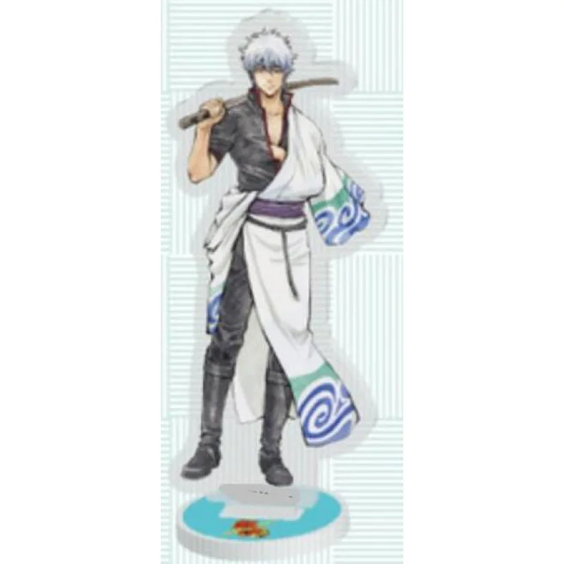 Anime GINTAMA Figure Katsura Kotarou Takasugi Shinsuke Sakata Gintoki Acrylic Stand Model Plate Desk Decor Standing Sign