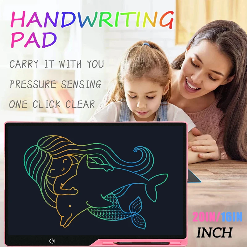 20/16-Inch LCD Drawing Board 3 Year Old Toys For Kids USB Charging Doodle Writing Tablet Electron Handwriting Pad Children Gifts