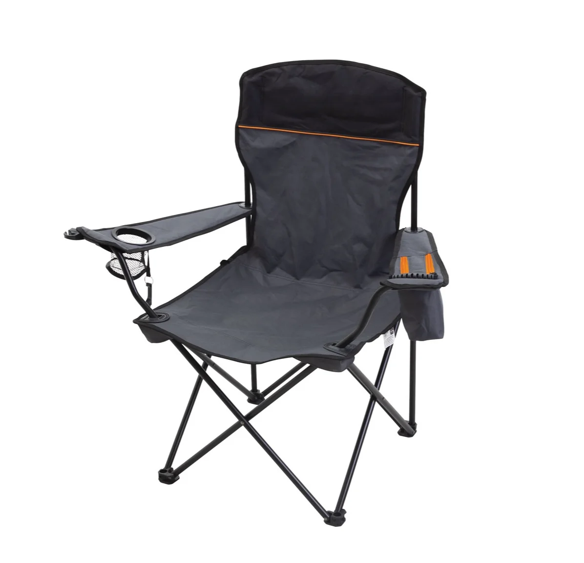 Style Folding Fishing Camping Chair Beach Chair with Armrests Cup holder and Drinks cooler for Outdoor Use