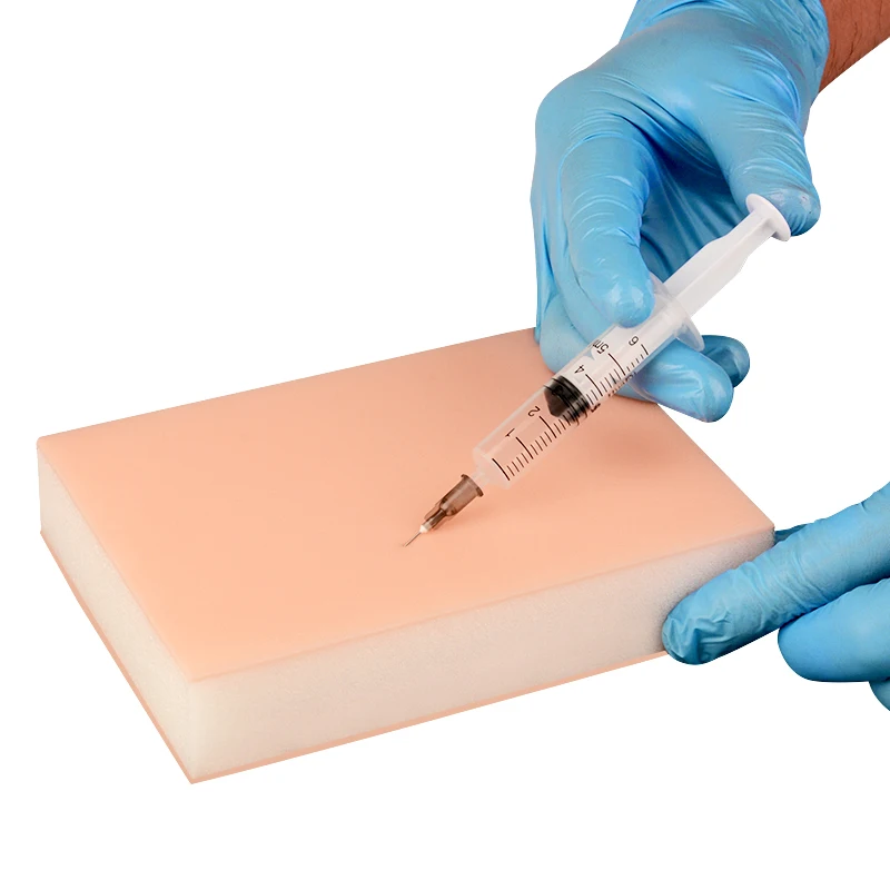 Medical profession, simulation of silicone sponge injection pad intramuscular injection skin test exercise module