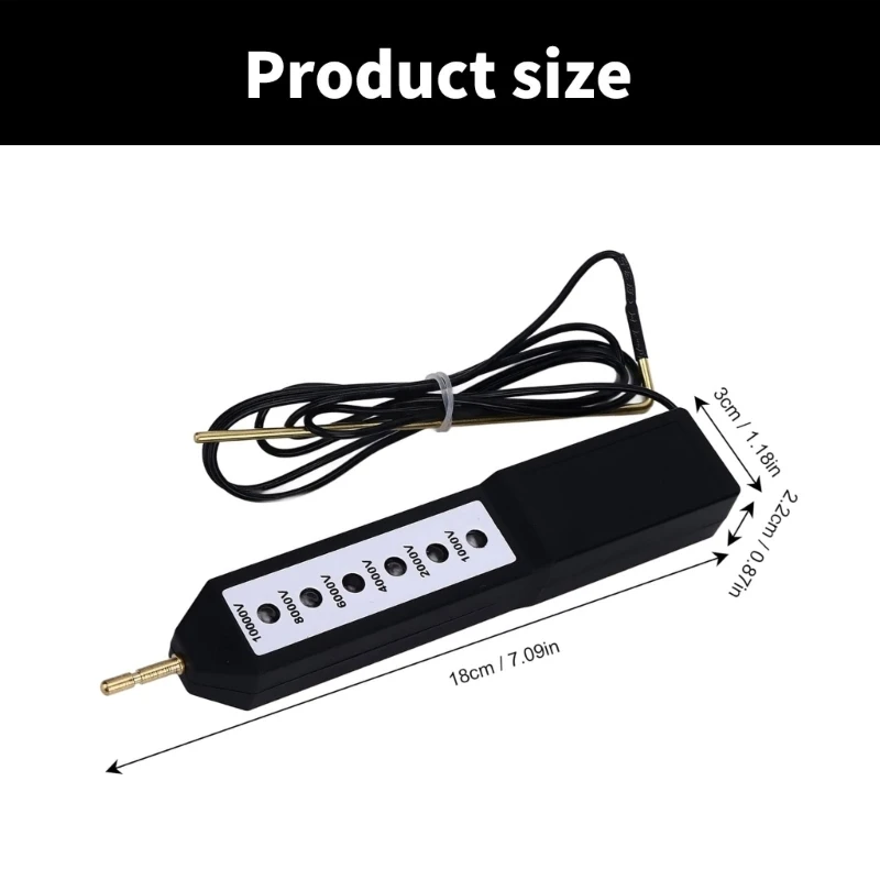 جهاز مراقبة السياج الكهربائي مراقبة سياج الماشية الفولتية مكتشف الأخطاء دروبشيب