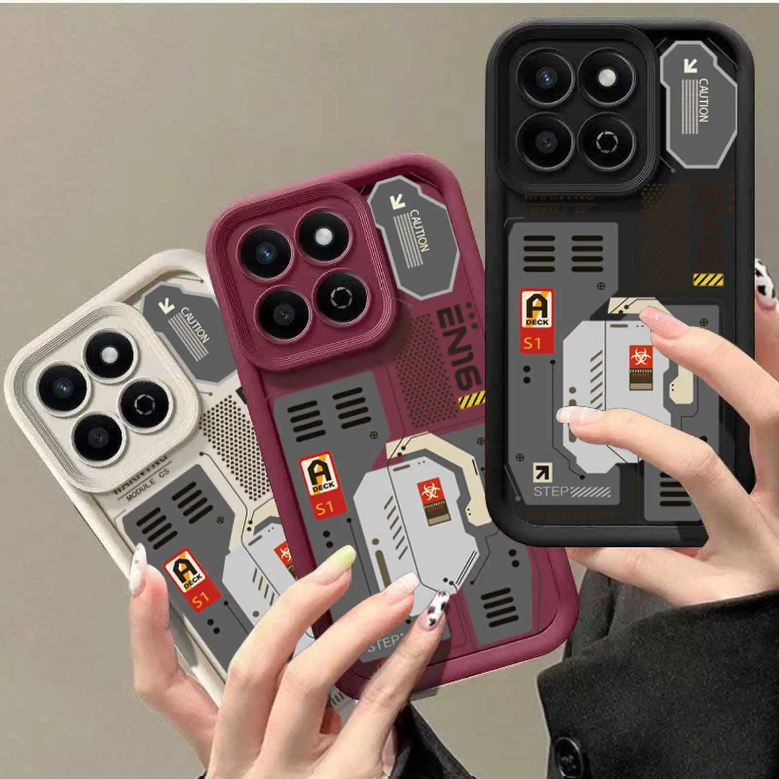 غلاف الهاتف لهاتف Honor X6D X6C X6 X6s حافظة Honor X6B X6BPlus X6A X6APlus حافظة توربو متينة مقاومة للصدمات E04 #1