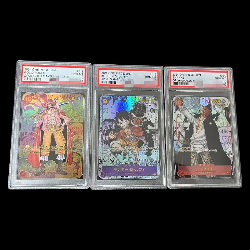 DIY ONE PIECE MONKEY D. LUFFY SOGEKING SABO SHANKS ROGER GOLD NAMI SHANKS BOA HANCOCK Grade 10 Collection Card