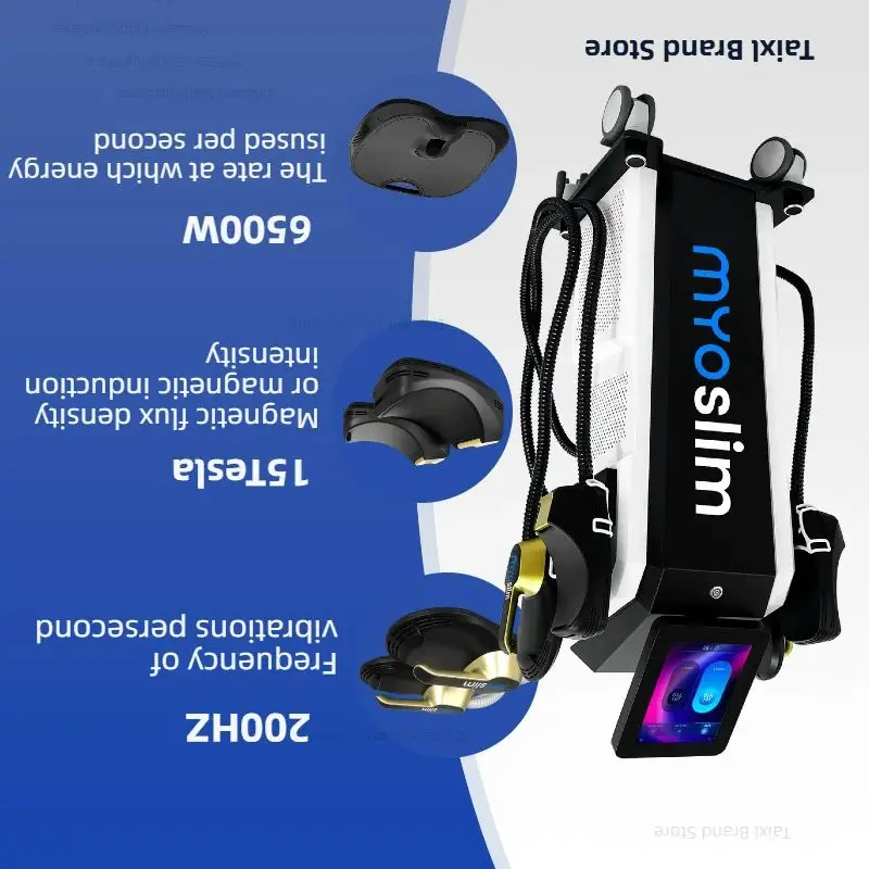 

Профессиональный аппарат Nova MYOslm RF Neo 6500W HighPower с 4 RF-манипулами Hi-EMT для коррекции фигуры и стимуляции мышц — бестселлер