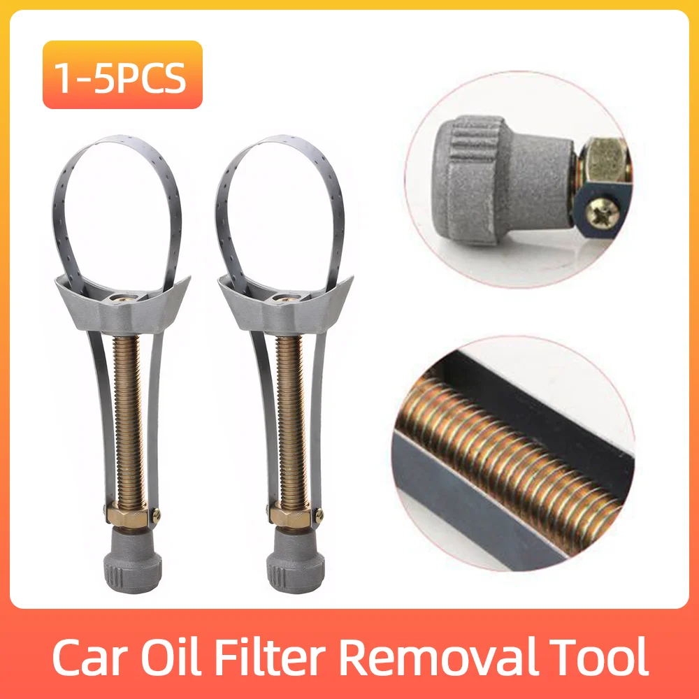 

1-5 шт. инструмент для удаления автомобильного масляного фильтра регулируемый диаметр 60-120 мм гаечный ключ для масляного фильтра ручной инструмент для удаления и ремонта