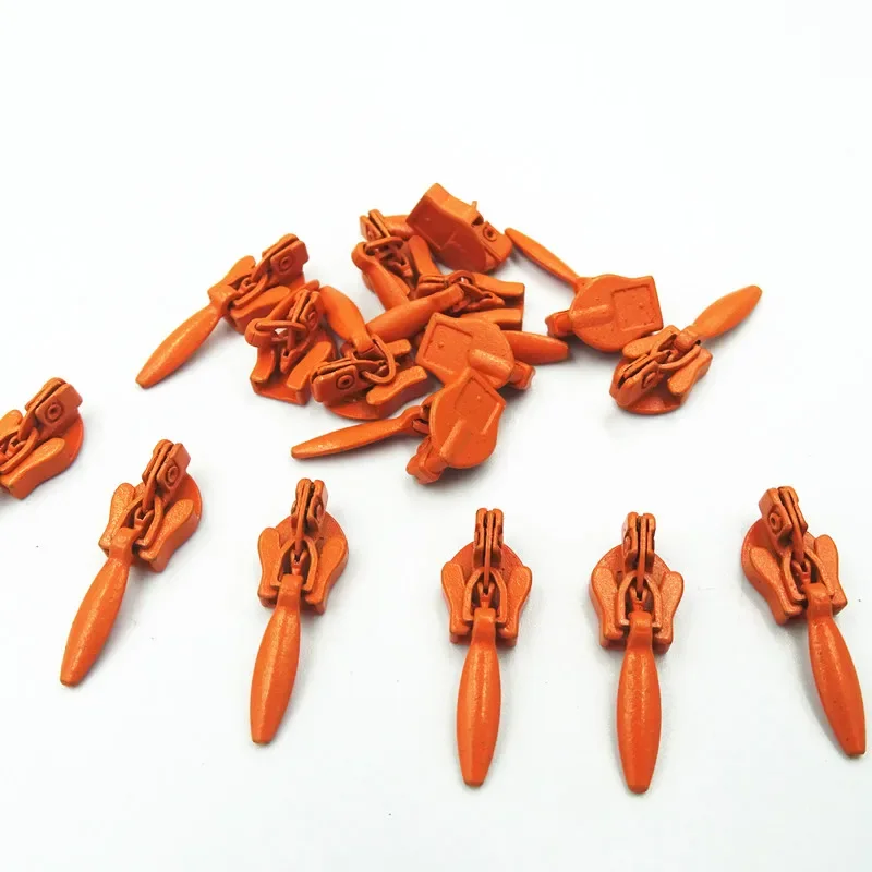 Automatic lock Slider  10 Colors 100Pcs 3# Invisible Nylon  Coil  DIY Sewing Tool