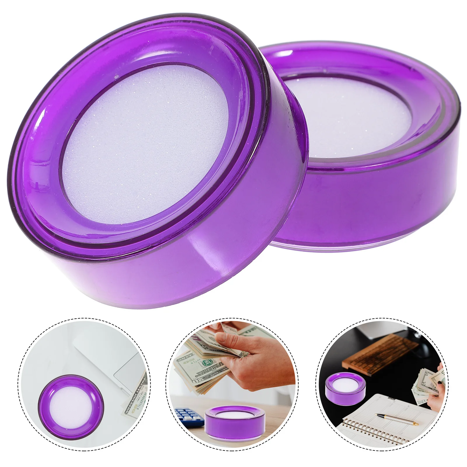 8 шт., губка для увлажнения кончиков пальцев, инструмент для подсчета рук, банковские роллеры, каширы, подсчет денег, губка для влажной руки, машина для влажной руки