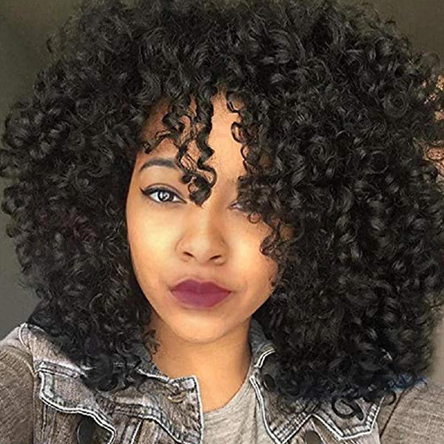 

Synthetic Short Curly Wig HD Lace Pre Plucked Glueless Natural Hairline Bleached Knots Women Hairpiece