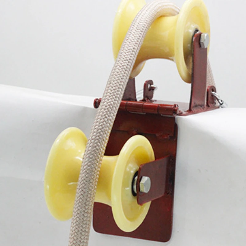 Electric High-altitude Operation Retract protect Pulley Labor-saving Rope Anti-wear Wheel Cable