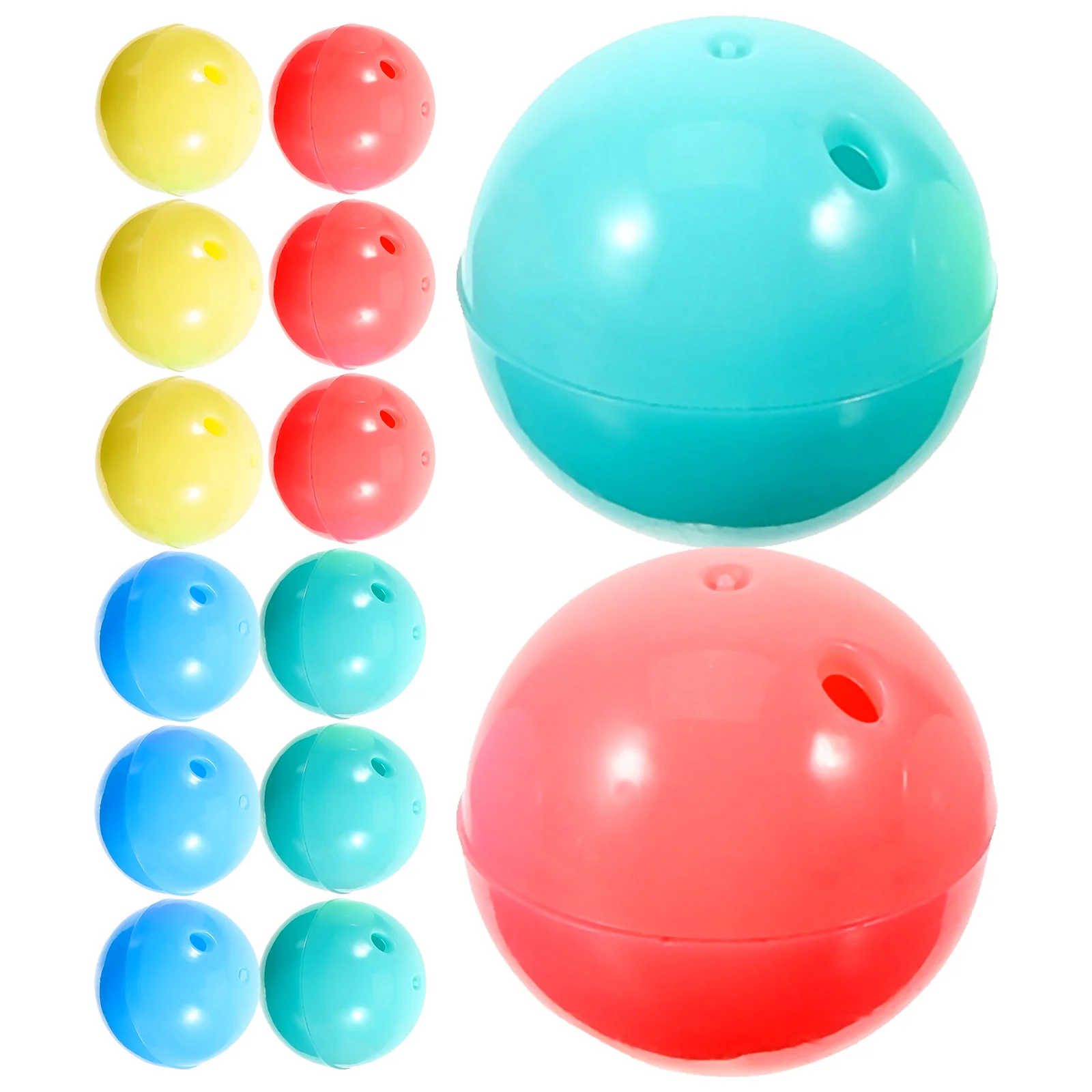 

20 Pcs Mini Shell Plastic Ball Decor Vending Machine Capsules Gift Props Plaything