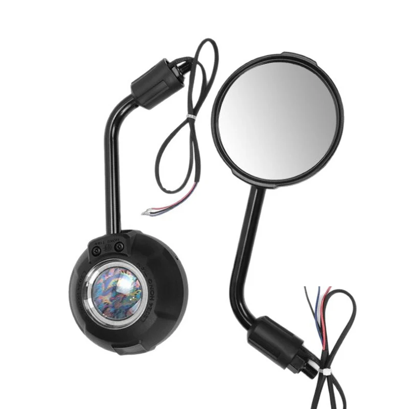 

Зеркало заднего вида для мотоцикла со светодиодным указателем поворота M10, боковые выпуклые зеркала для YAMAHA MT3 MT07 MT09 FZ-6N/S NVX 155 Tracer 900