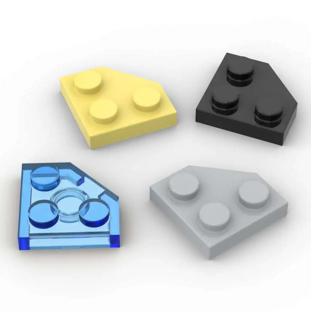 

MOC 10PCS Part 26601 Special Wedge Plate 2x2 Building Blocks Kit Corner Board Bricks Particle Puzzle Toy Children Birthday Gifts