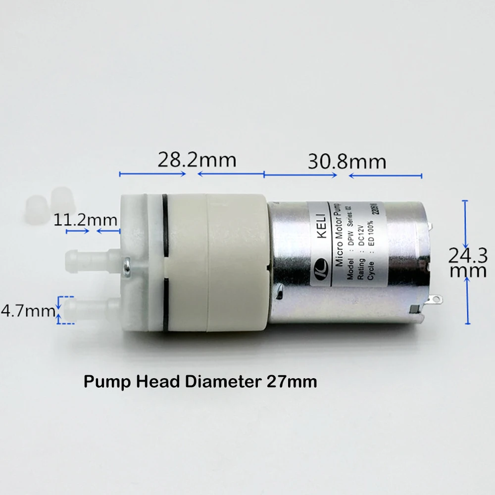 DC 12V Small Mini 370 Water Pump Self-priming Suction Water Pump Large Flow Micro Diaphragm Pump DIY Water Dispenser Tea Machine